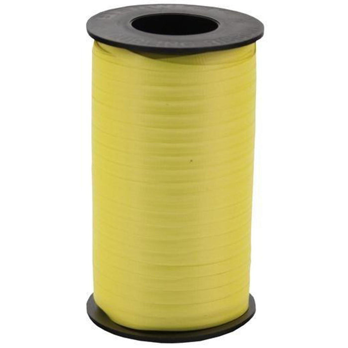 "Vibrant Daffodil Yellow Satin Ribbon - 500 Yards"