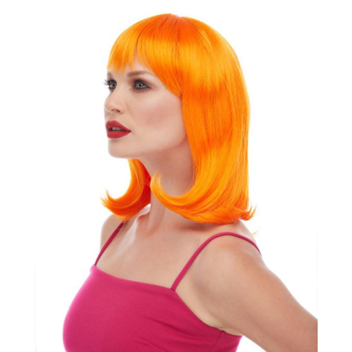 "Vibrant Orange Doll Wig By Wb"