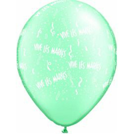 Vive Les Maries Pearl Balloons - Assorted 100 Pack (11")