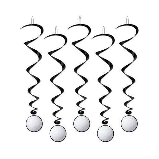 Volleyball Whirls - Pack Of 5