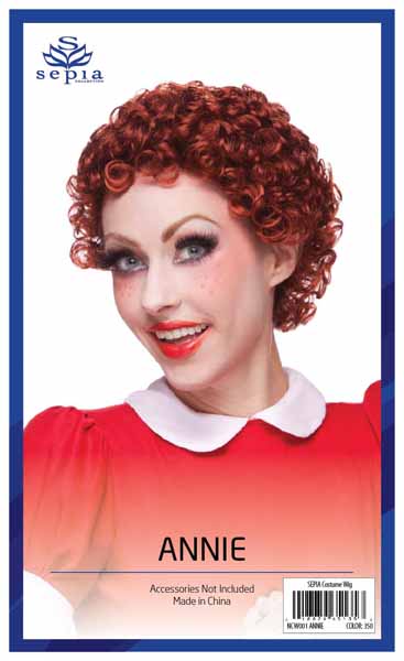 Annie Costume Wig in Sepia