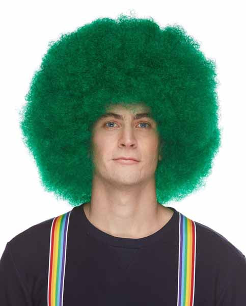Medium Brown Afro Costume Wig, Shade #8 Sepia