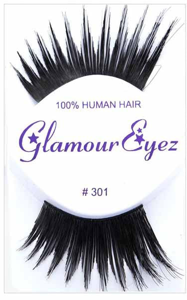 Glamour Eyez Regular #301 Black False Eyelashes