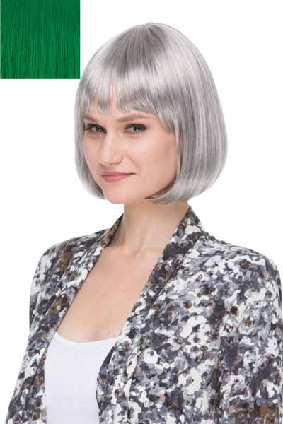 Cindy Bob Wig in Emerald Green