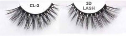3D Faux Mink Black Eyelashes, Style CL 3