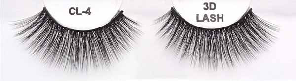 3D Faux Mink Black Eyelashes, Style CL 4