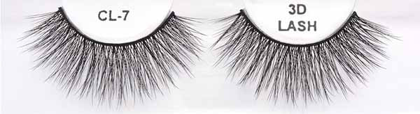 3D Faux Mink Black Eyelashes, Style CL 7