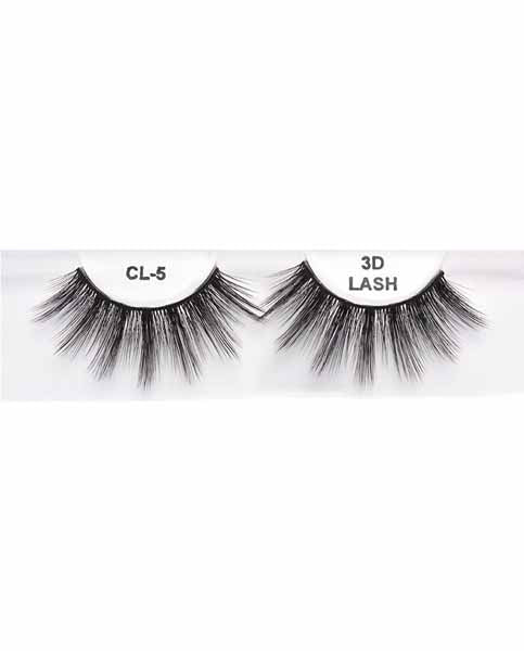 3D Black Faux Mink Eyelashes, Style #5