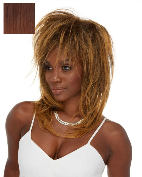 Tina Wig in Sepia Chestnut Brown