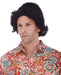 Men's Black 70s Layered Costume Wig
