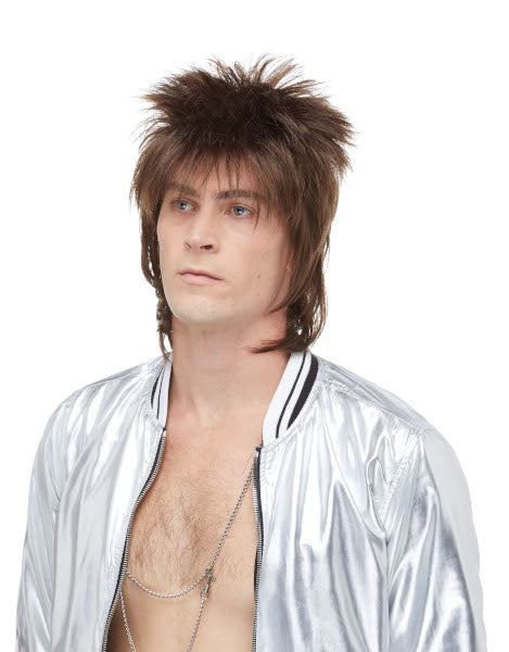 British Rockstar Wig in Brown
