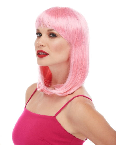 Pink Doll Costume Wig