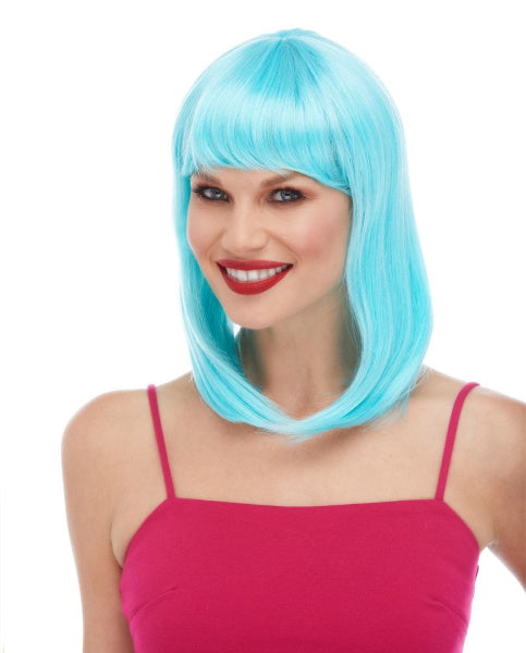 Light Blue Doll Costume Wig