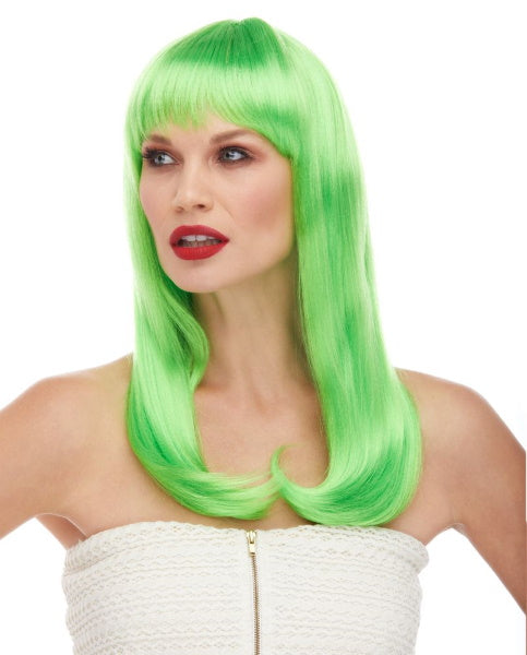Green Classy Costume Wig