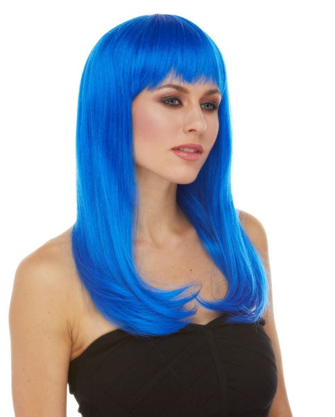 Classy Costume Wig in Dark Blue