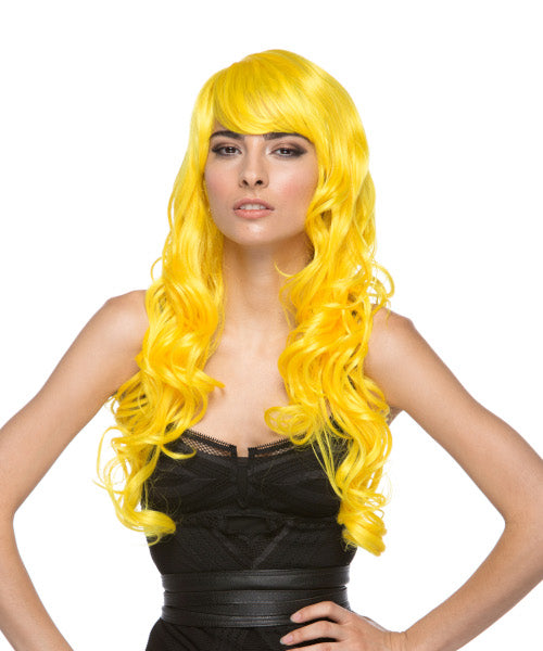 Melrose Yellow Costume Wig