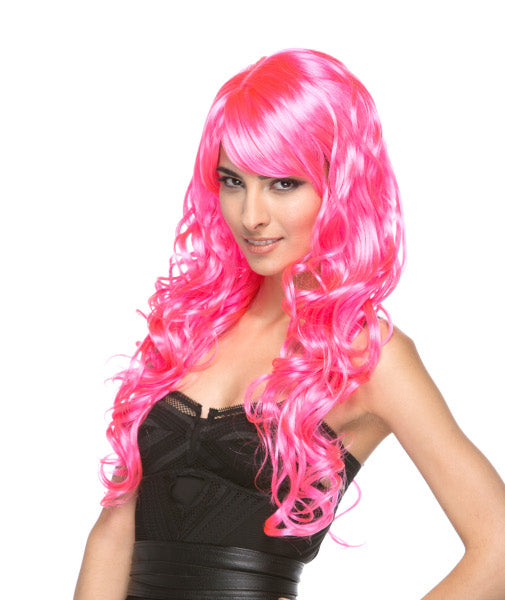 Melrose Hot Pink Costume Wig
