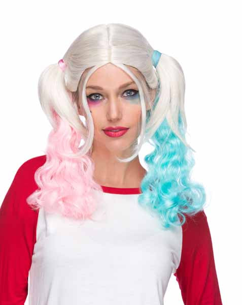 Carley Pink and Blue Costume Wig