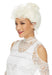 White Gibson Girl Costume Wig