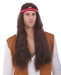 Brown Hippie Wig with Detachable Headband