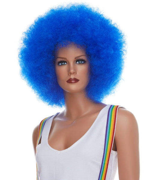 Blue Clown Wig