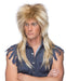 Long Rocker Costume Wig in Mixed Blonde