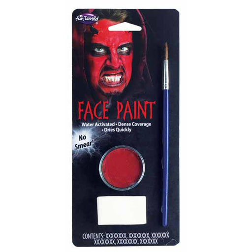 Water Activated Red Face Paint