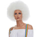 Wb Jumbo Clown Wig - White