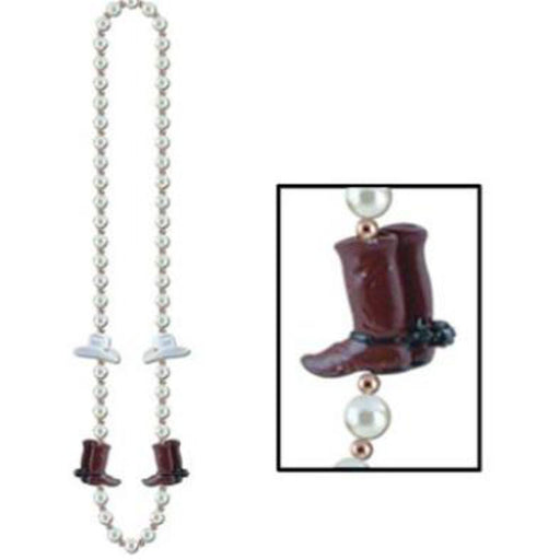 "Western Party Beads (1Cd) - Festive Plastic Beads For Cowboy Themed Parties"