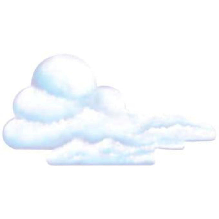 "Whimsical Cloud Cutouts - Bulk Pack Of 29""