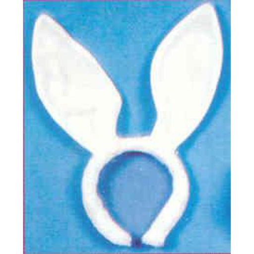 White Bunny Ears With Header Card.
