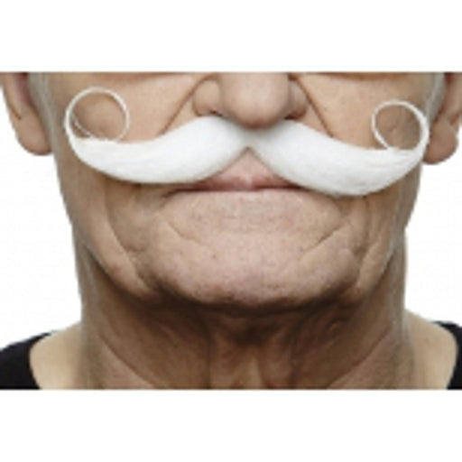 White Moustache - Costume Accessory