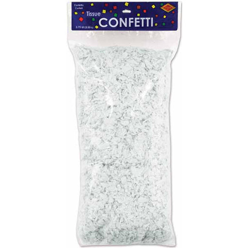 White Tissue Confetti - 3.75Qts/Pkg