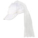 White Veil Cap With Adjustable Fitting - 1/Pkg