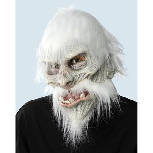 "White Warrior Mask - Handcrafted Resin Display Piece"