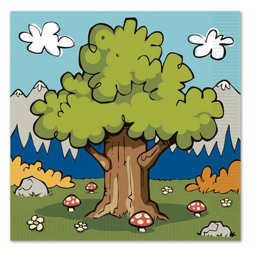 Woodland Friends Napkins - 16 Pack, 2Ply