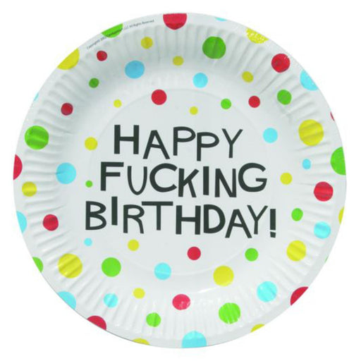 X-Rated Birthday Party Plates - 7"