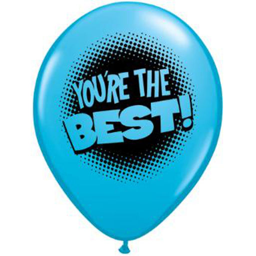 You'Re The Best 11" Red Hot Balloons - Pack Of 5.