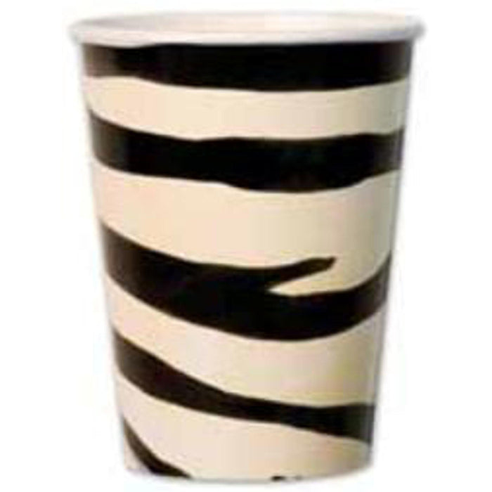 Zebra Cups 8 1/2Oz (10/Pk) Hot & Cold