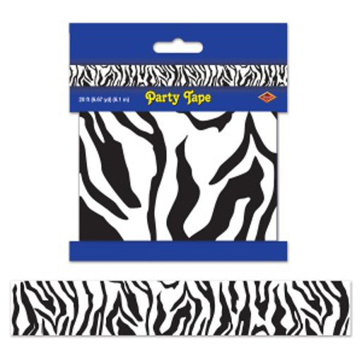 Zebra Print Party Tape.