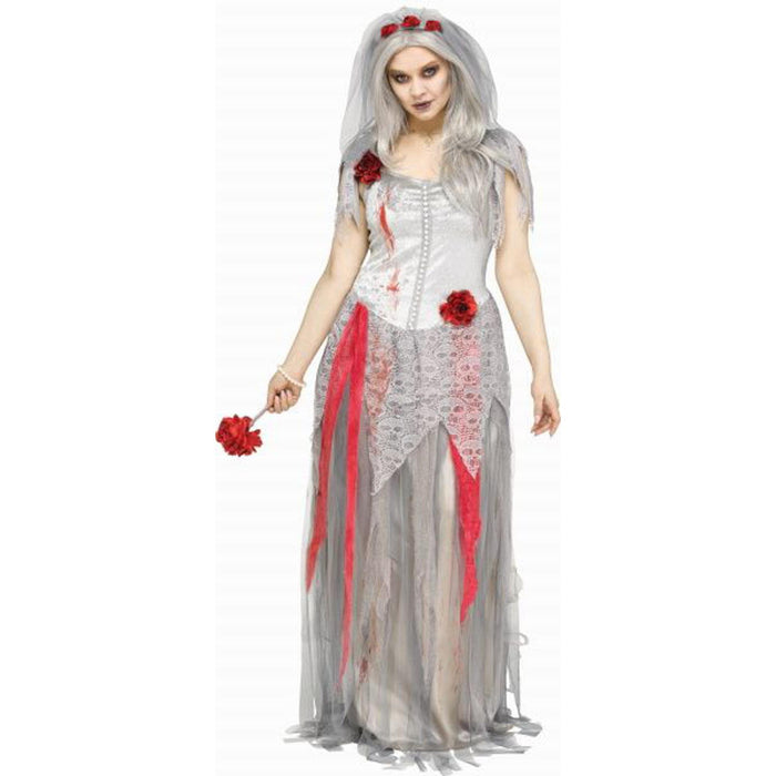 Zombie Bride Costume (16W-20W) — Shimmer & Confetti