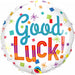 Good Luck Colourful Confetti 18-Inch Round Foil Balloon