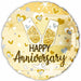 18" Happy Anniversary Foil Balloon
