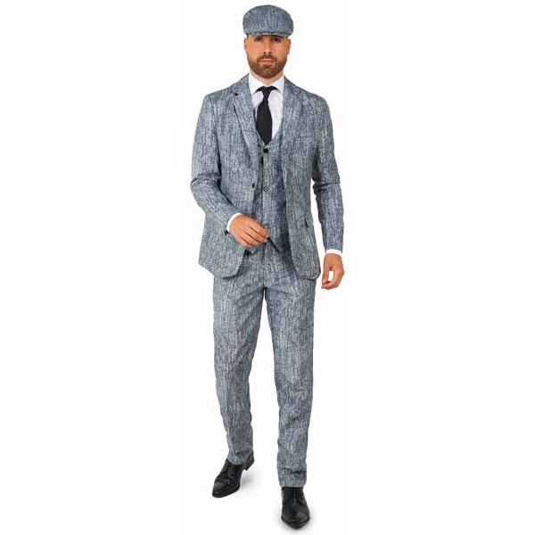 Suitmeister Men's 1920s Gangster Costume Suit, Large