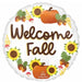 Welcome Fall 18" Round Foil Balloon