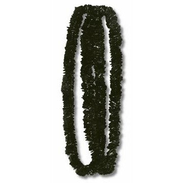 Black Poly Lei, 1.5" x 36"