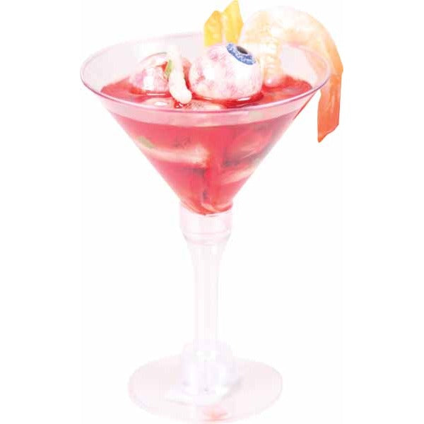 6-Inch Martini with Faux Body Parts Halloween Prop