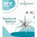 DecoChamp 40" Eucalyptus Grey Starburst Foil Balloon