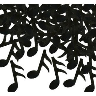 Black Music Note Confetti, 1 oz