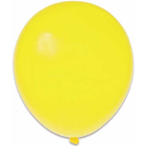 Trico Yellow 12 Inch Latex Balloons, 50 Pack